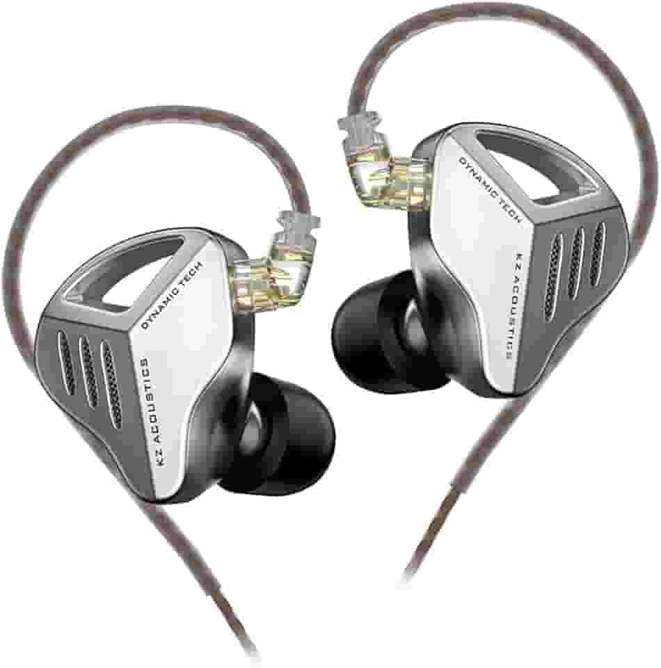 KZ-ZVX Fones de ouvido 12 mm Dual-Magnetic Dynamic in-Ear Monitor - Fones de ouvido esportivos HiFi Fone de ouvido