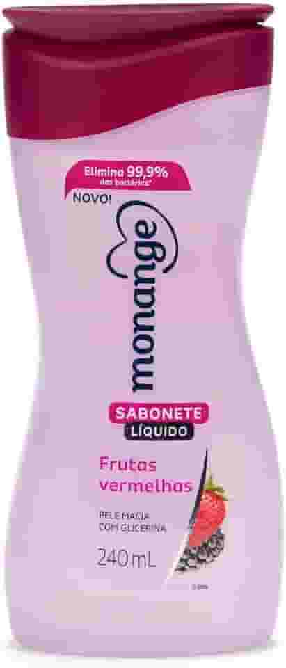 Monange Sabonete Líquido Frutas Vermelhas 240Ml
