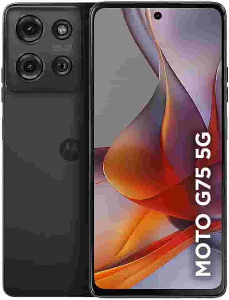 Smartphone Motorola Moto g75 5G - 256GB 16GB (8GB RAM+8GB Ram Boost) e 50MP Sony Lytia 600 Camera Moto AI Ultrarresistencia militar - Preto