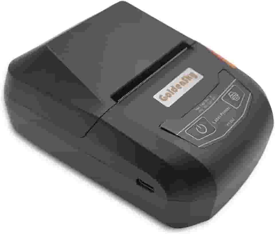 Mini Impressora Termica Portatil Etiqueta Adesiva Bobina 58mm compatível com IOS