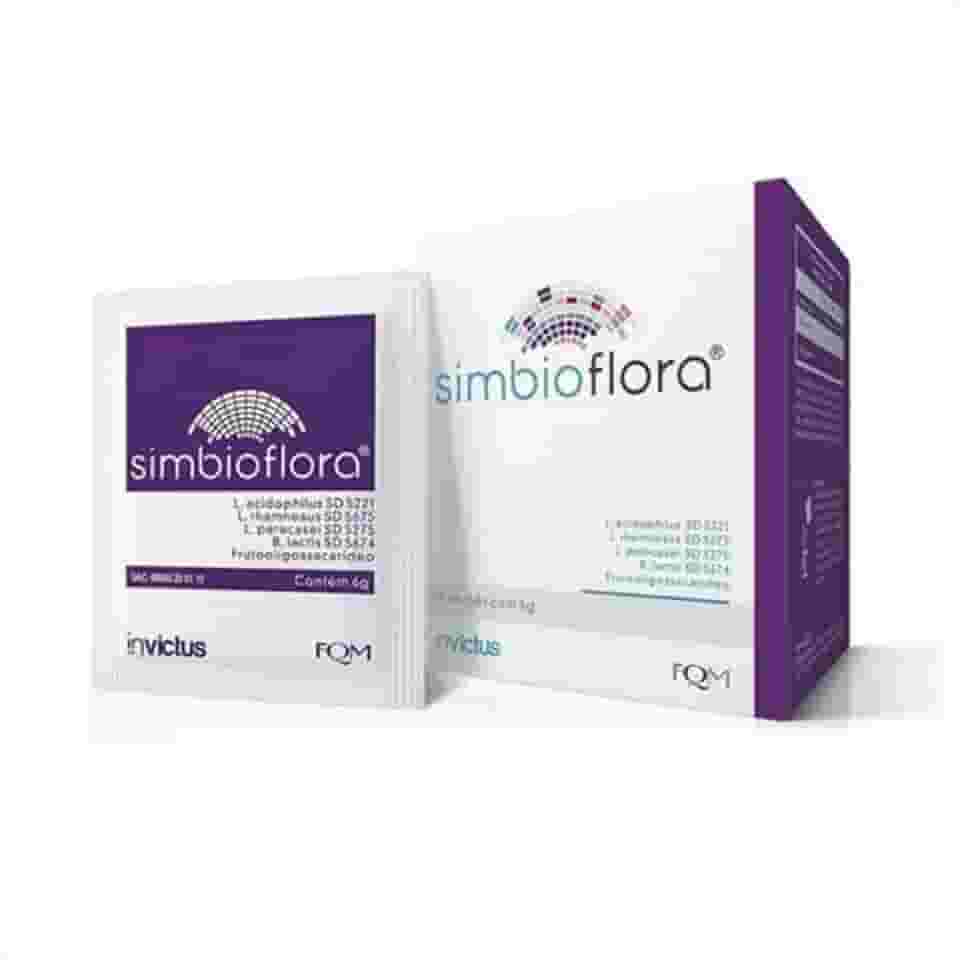 Probióticos Simbioflora - Suplemento Alimentar Probiotico com 15 Sachês