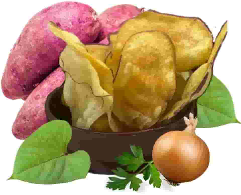 Batata Doce Chips - TERRA E SOL ALIMENTOS (500G, CEBOLA E SALSA)
