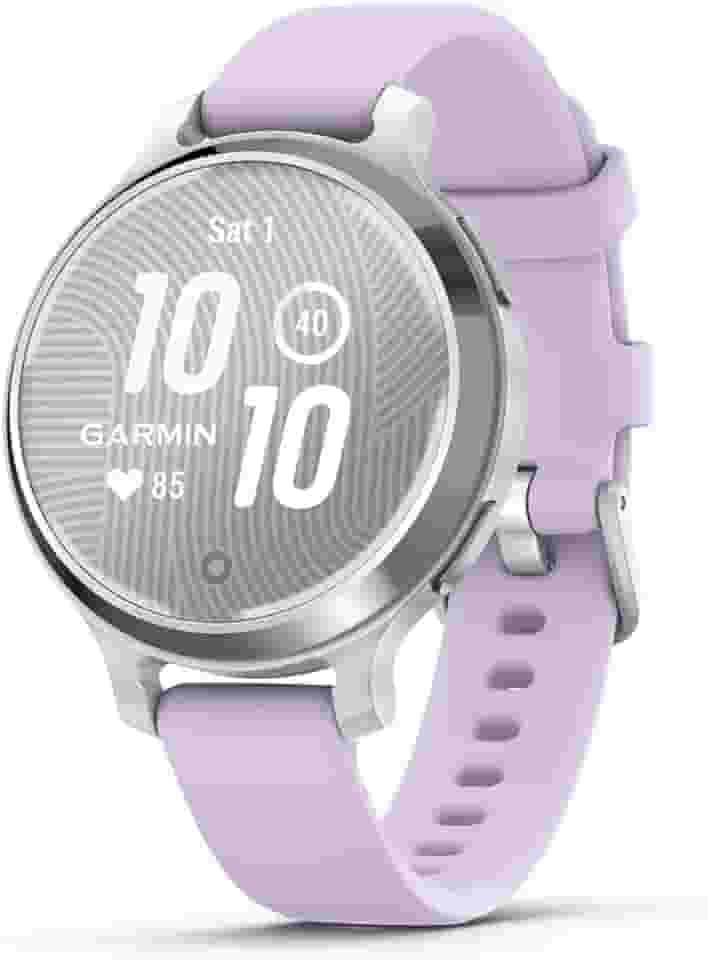 Garmin Relógio Lily 2 Active Prata com Roxo 38mm com Monitor de Atividades