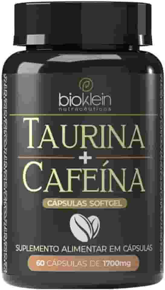 Taurina + Cafeína, 60 Cápsulas Softgel de 1700mg, Bioklein