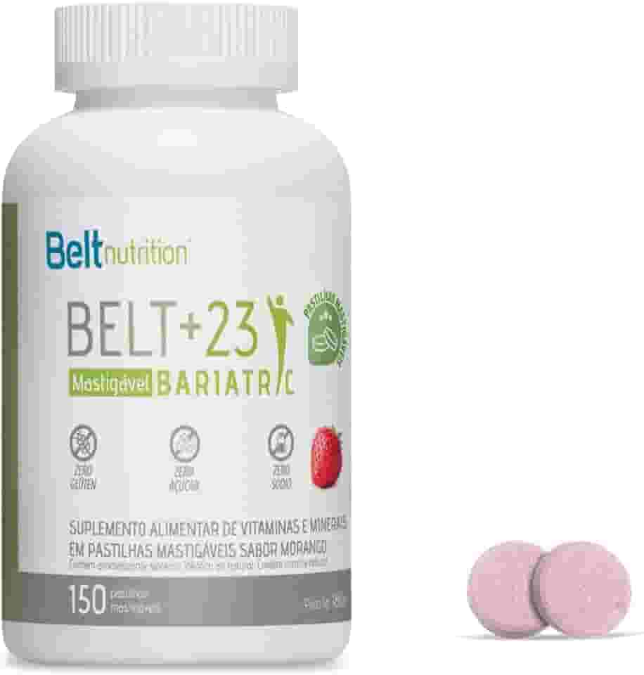 Belt +23 Bariatric MASTIGÁVEL Morango Multivitamínico e Multimineral