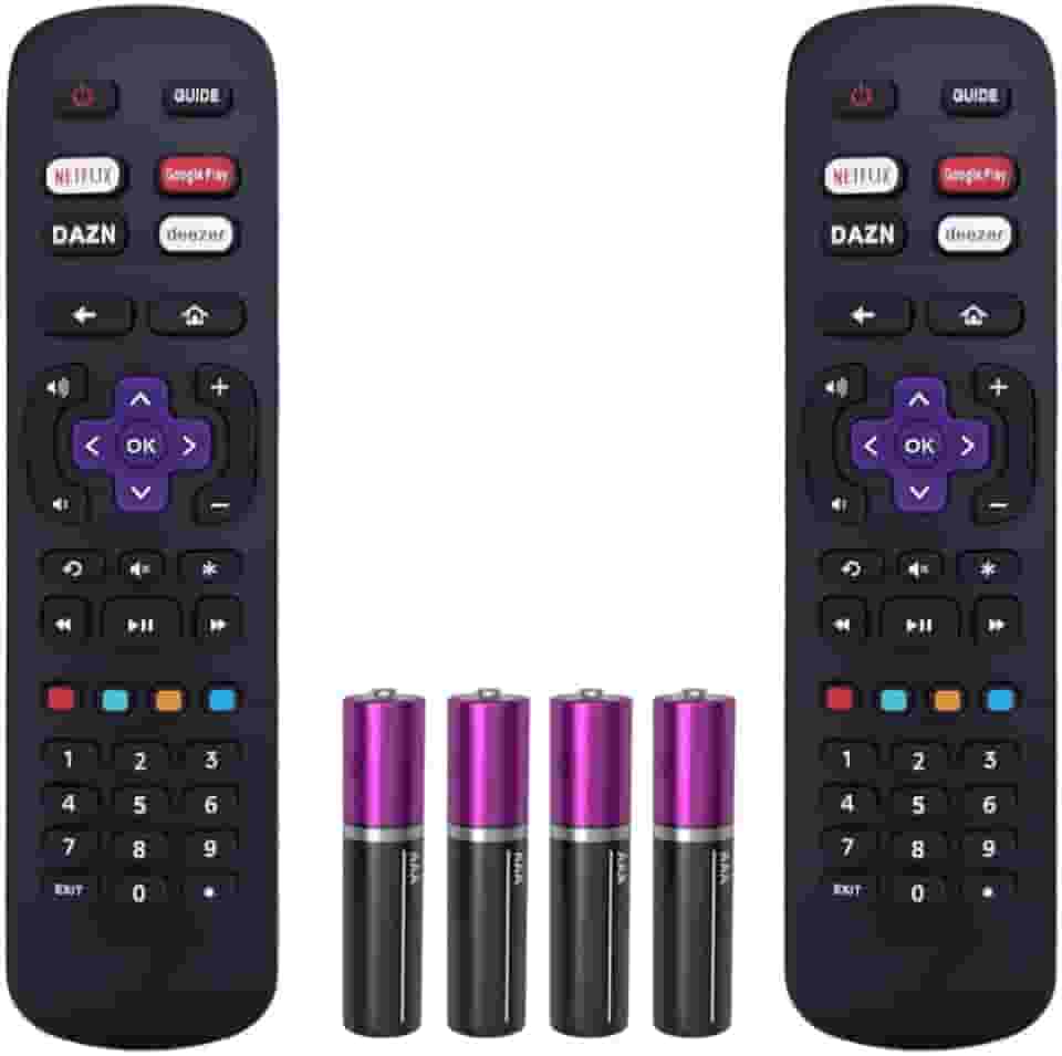 Kit 2 Controle Remoto Para AOC Smart TV Roku