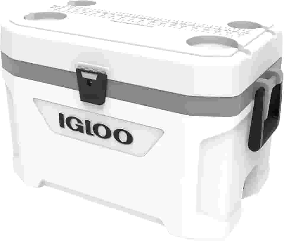 IGLOO Marine Ultra Cool Box, branco/cinza, 51 litros