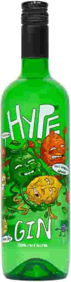 HYPE - London Dry Gin 750ml | Estilo Clássico com Toque Cítrico, Zero Extrato Artificial - Ouro no Mondial de Bruxelles - Sabor que é Puro Hype - Qualidade e Preço Justo