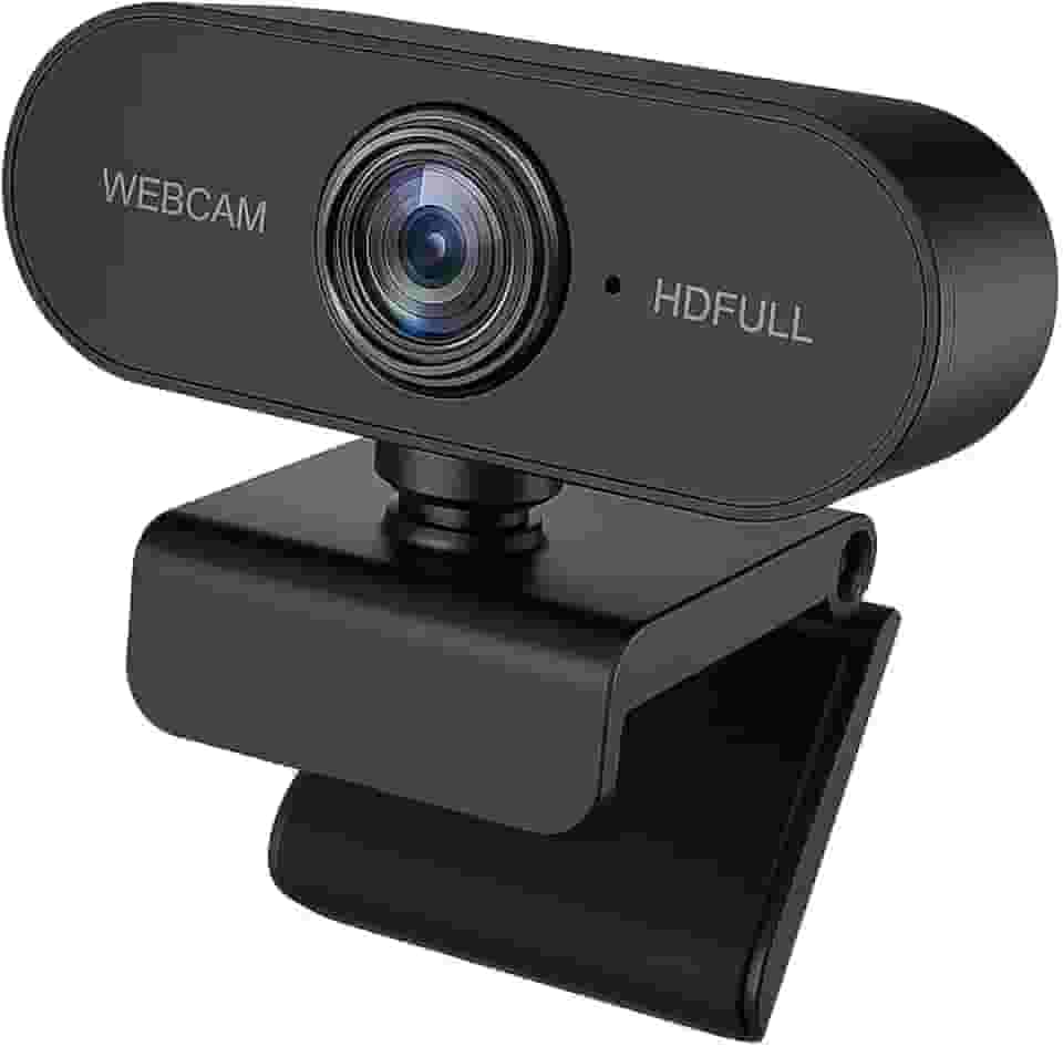 Webcam Camera Full Hd Zoom 1080p 360 Graus Entrada Usb 2.0 Com Microfone Ideal para Videoconferencia Zoom Meet Teams Livestream Aulas online Reunião Skype Premium