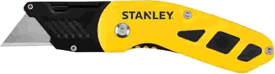 STANLEY Estilete Compacto Dobrável, Estilete Profissional para Diversas Aplicações de Corte, Modelo STHT10424