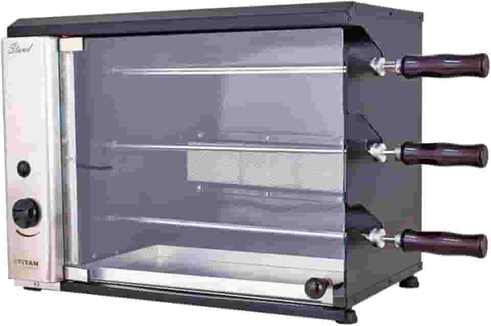 Churrasqueira a Gás de Bancada para 3 Espetos Stand GN 127V - Titan Eletro