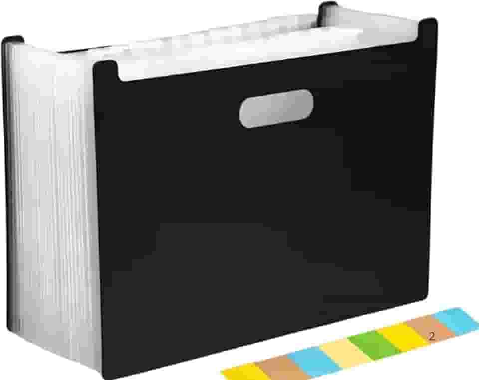 Pasta Organizadora sanfonada A4 Com 12 Divisórias Resistente