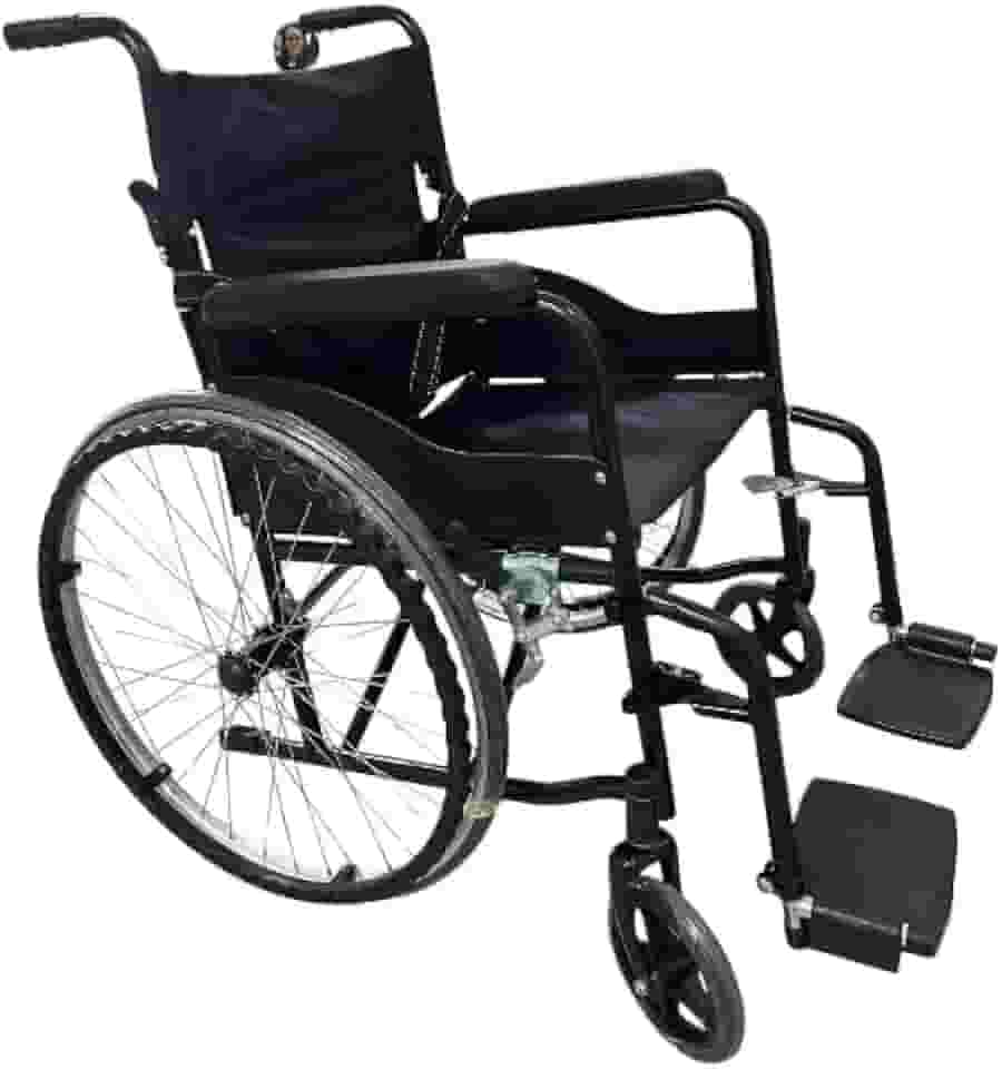 Cadeira De Rodas Dobrável Compacta Econômica Nova Até 100kg