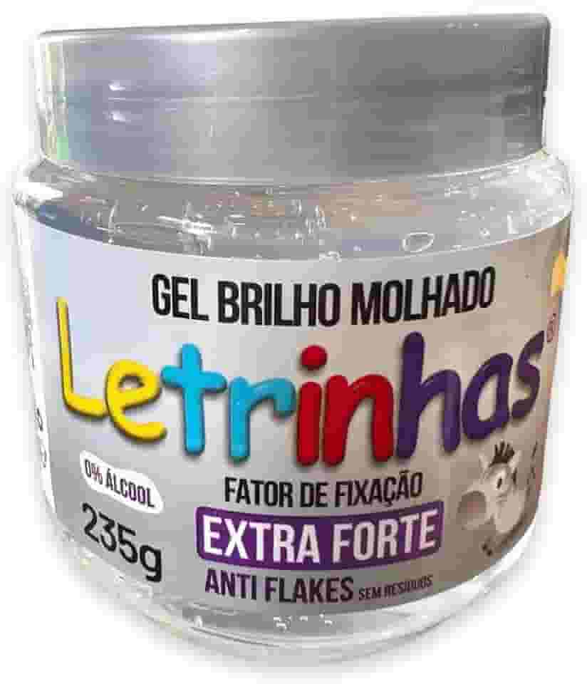 Gel Fixador Brilho Molhado Incolor Pote 235 gr (LETRINHAS)