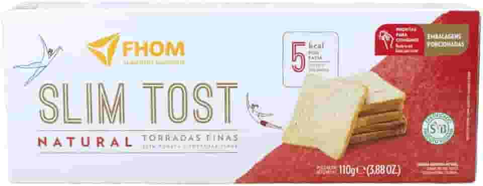 Torrada Slim Tost Natural Zero Lactose Alimento Vegano Fhom 110g