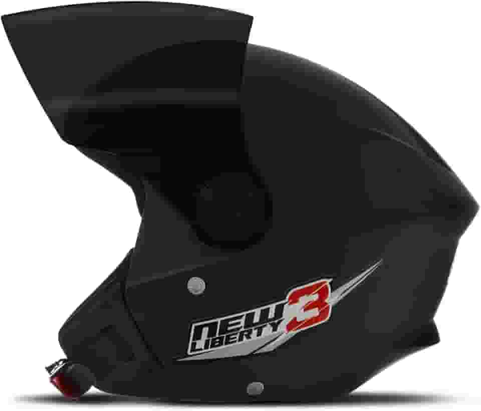 CAPACETE ABERTO PRO TORK NEW LIBERTY 3 SOLID PRETO FOSCO TAM. 56 VIS. FUMÊ