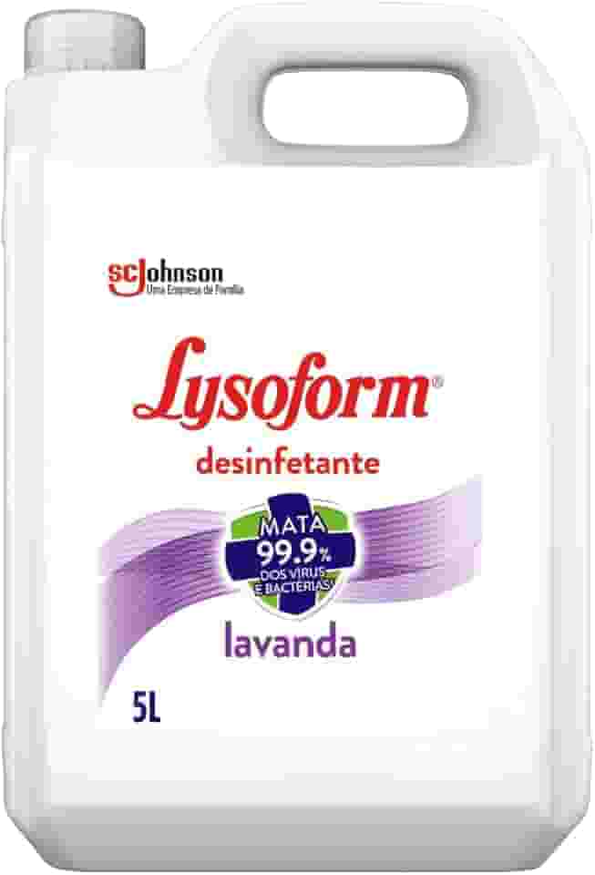 Lysoform Lavanda, Desinfetante Líquido, Limpeza Casa, 5L