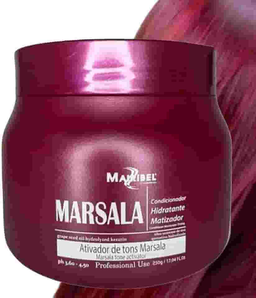 Máscara Matizadora e Hidratante Marsala 250g - Mairibel