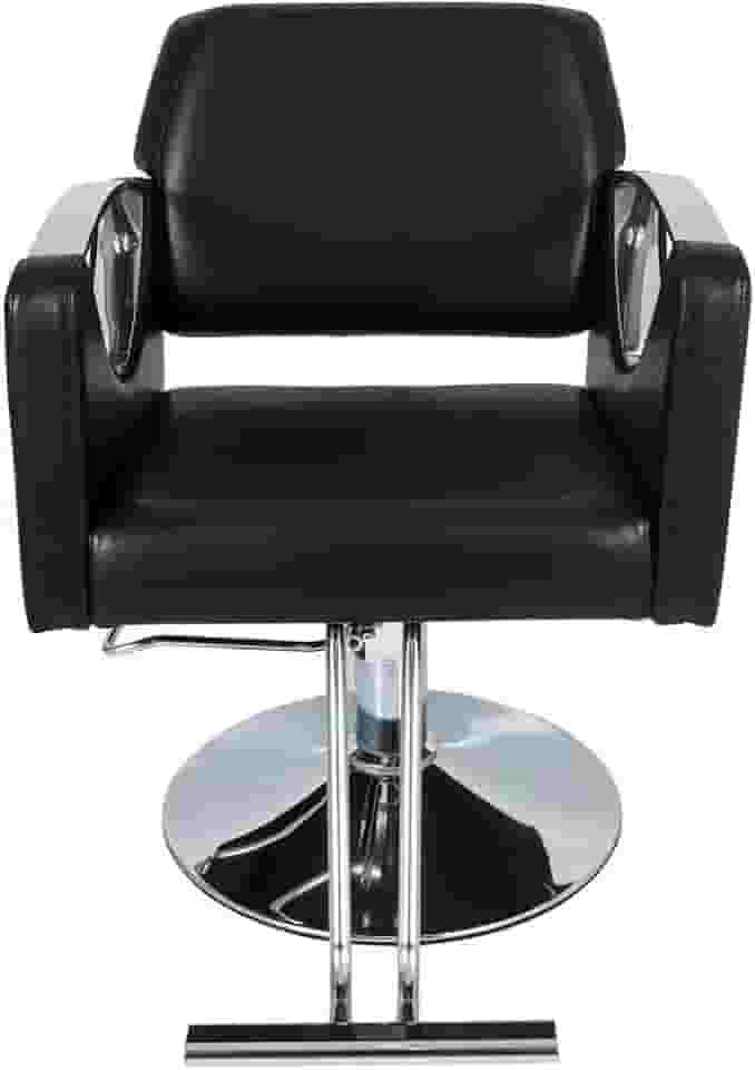 Cadeira Hidráulica Salão Barbeiro Pelegrin Pel-04aa Preto