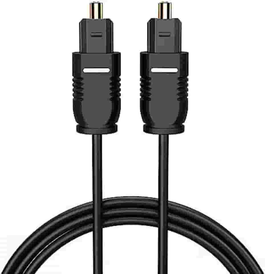 Cabo Óptico Toslink 3 Metros - Cabo para Áudio Digital