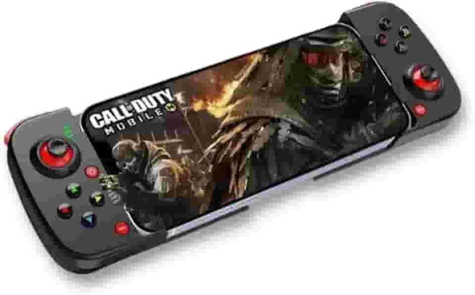 Controle Gamepad Manete BSP D3 Para Celular Smartfone Retrátil Extensível Bluetooth Compatível com Celular Android ou iOS Compatível com PC Computador PS3 Suporta Cloud Gaming Game Pass e Steam (Preto)