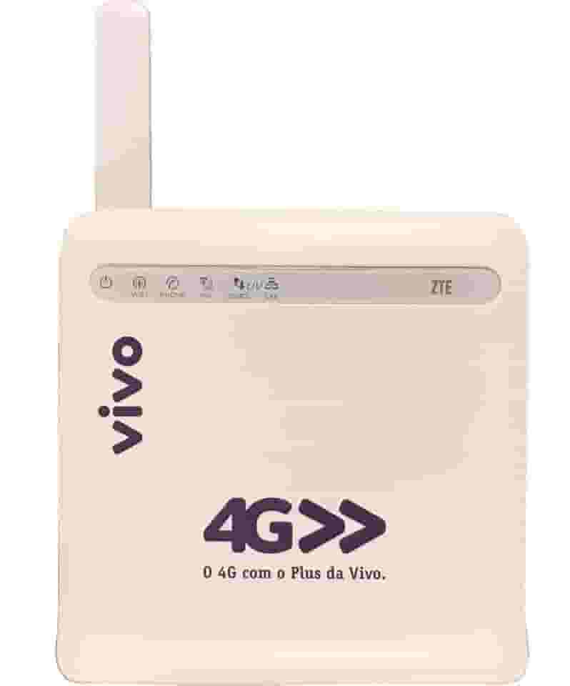 Modem Roteador ZTE MF253M Branco LTE VIVO - Desbloqueado