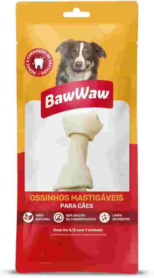 BAW WAW Osso Nó Baw Waw Para Cães Nº 4/5 1 Unidade