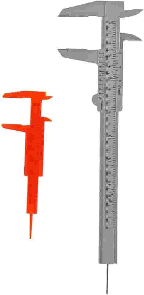 Paquímetro em Plástico com 2 Peças, Western, 1944, Cinza