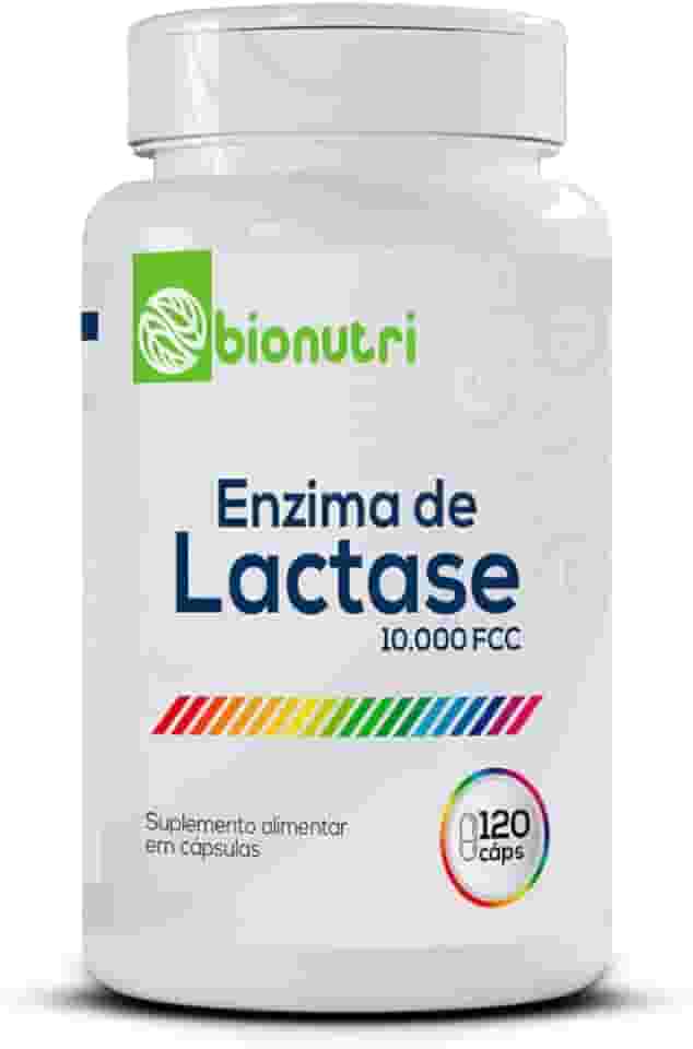 Enzima Lactase Premium 10.000 Fcc 120 Cápsulas Intolerância Lactose Bionutri