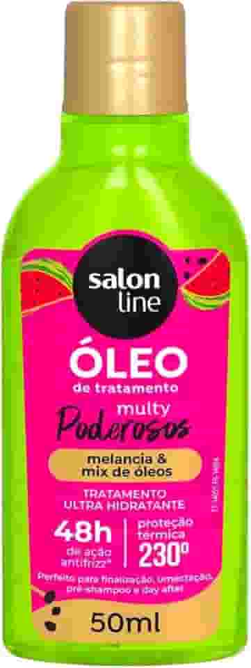 Salon Line, Óleo Capilar Reparador, Multy Poderosos, Cachos dos Sonhos, Melancia e Mix de Óleos - Para Todos os Tipos de Cabelos, 50ml