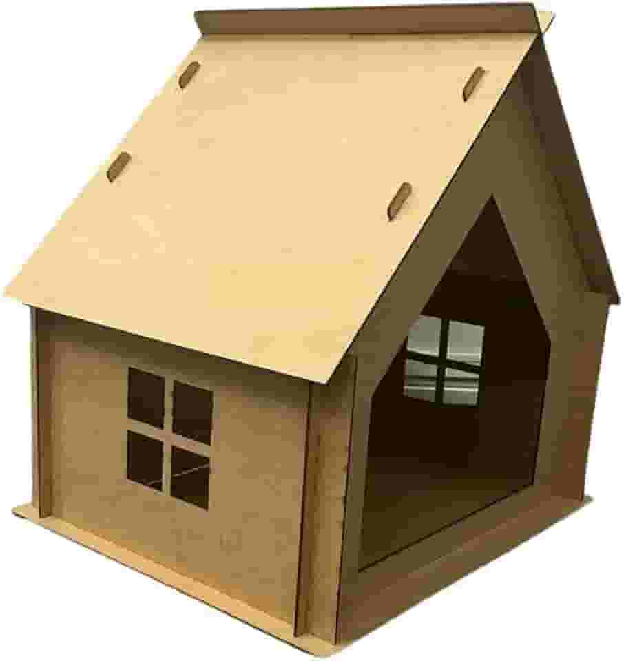Casinha De Madeira Nº1 Para Cachorro Cães Porte Pequeno Casa Pet House Número 1 Tamanho 1