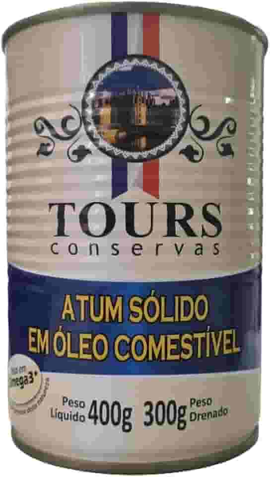 Atum Sólido em Óleo Tours 400g