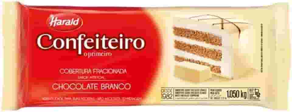 Cobertura Fracionada De Chocolate Branco Confeiteiro Harald 1,5 Kg