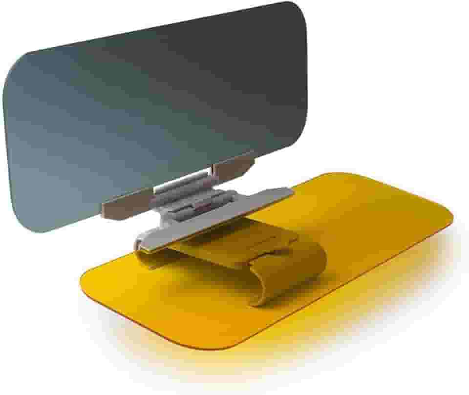Estink Viseira Solar para Carro HD, Funcionalidade Versátil, Redução de Brilho, Aprimoramento de Direção Noturna, Viseira Antirreflexo 2 Em 1, Extensão Solar, Fácil Instalação, (1)