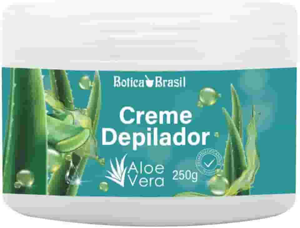 Creme Corporal Depilatório Depilador para Corpo Pernas Axilas Virilhas Com Aloe Vera - 250g Lucys.