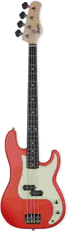 Contra-baixo passivo 4 cordas Fiesta red satin MB-40 Memphis