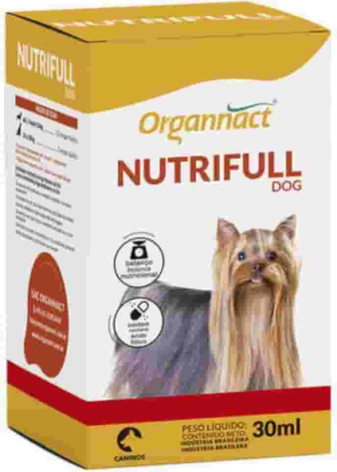 Suplemento Vitamínico Cães Nutrifull Dog 30ml Organact