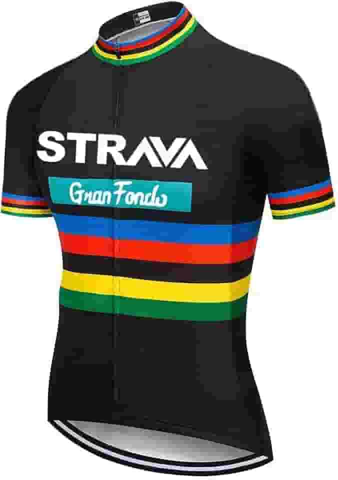 Conjunto de roupas de ciclismo masculinas, manga comprida, camisa de ciclismo, bolso com zíper, calça de ciclismo acolchoada com gel