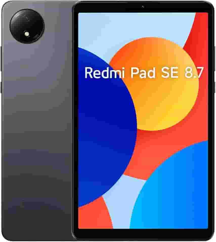 Xiaomi Redmi Pad SE 8.7 4 + 128 GB cinza grafite com suporte de anel, processador MediaTek Helio G85, armazenamento expansível de até 2 TB, tela de cuidados com os olhos de 8,7 polegadas, taxa de