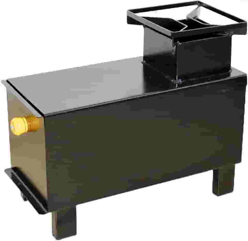 Fogão Portátil a Lenha Campeiro em Aço 01 Boca 40x35x18cm