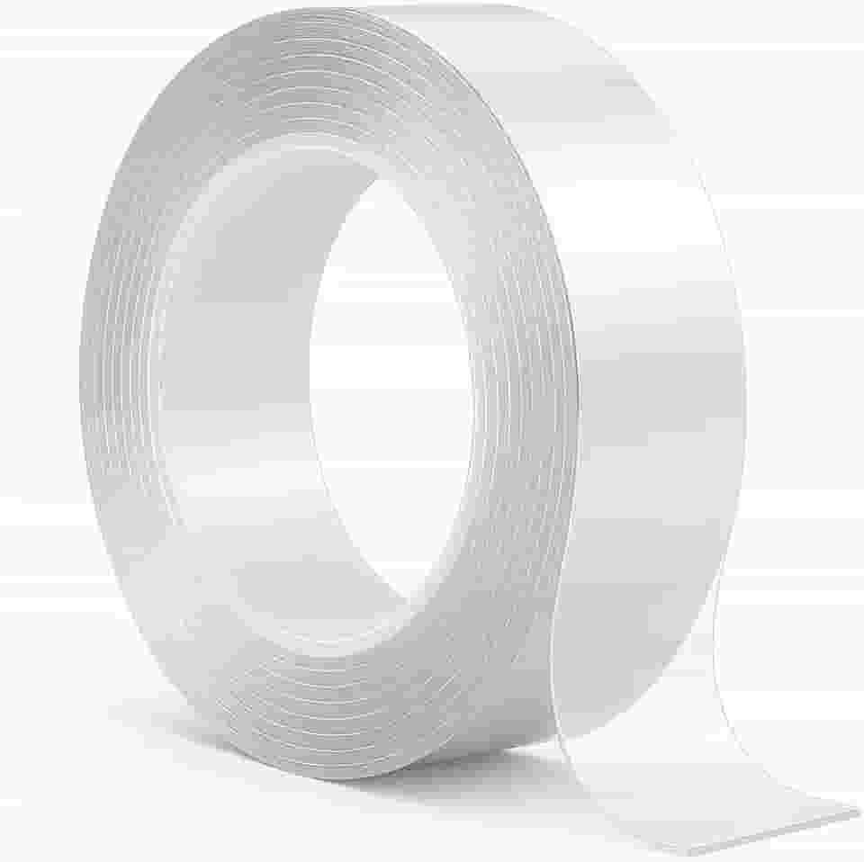 Fita Nano Dupla Face Transparente Extra Forte 3 cm x 3 m – Lavável, Reutilizável, Fixação Sem Furos para Parede, Vidro, Metal, Plástico – Storeasy