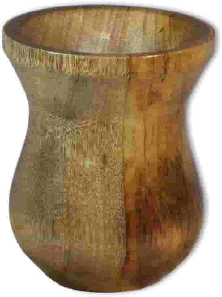 Cuia Tradicional Madeira Nobre Imbuia Chimarrão Artesanal Natural