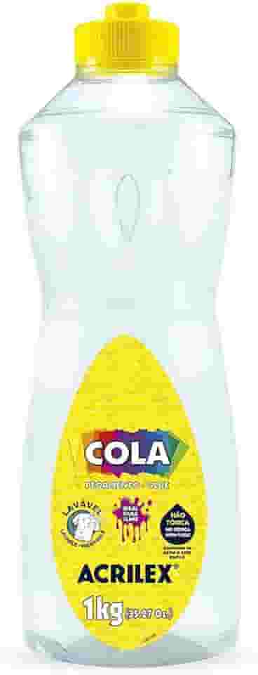 Cola Transparente, Acrilex, 1 Kilo