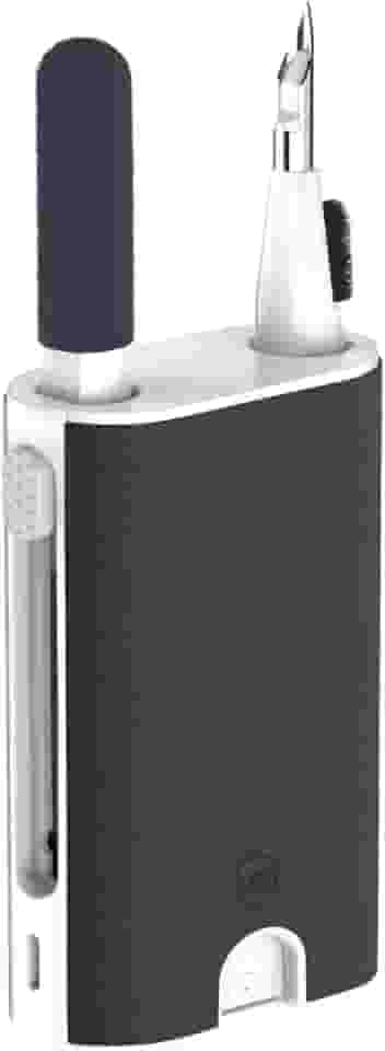 Gshield Conjunto Multifuncional 5 em 1 para Limpeza de Eletrônicos, Celular, Teclados e Fones, com Escova e Spray Limpa Telas de Reservatório Reutilizável, Symetric