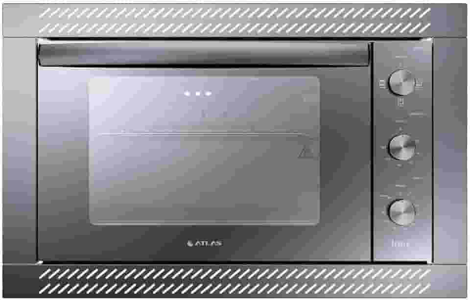 Forno de Embutir Elétrico Espelhado 44l com Grill e Timer Atlas U Top Style 127v