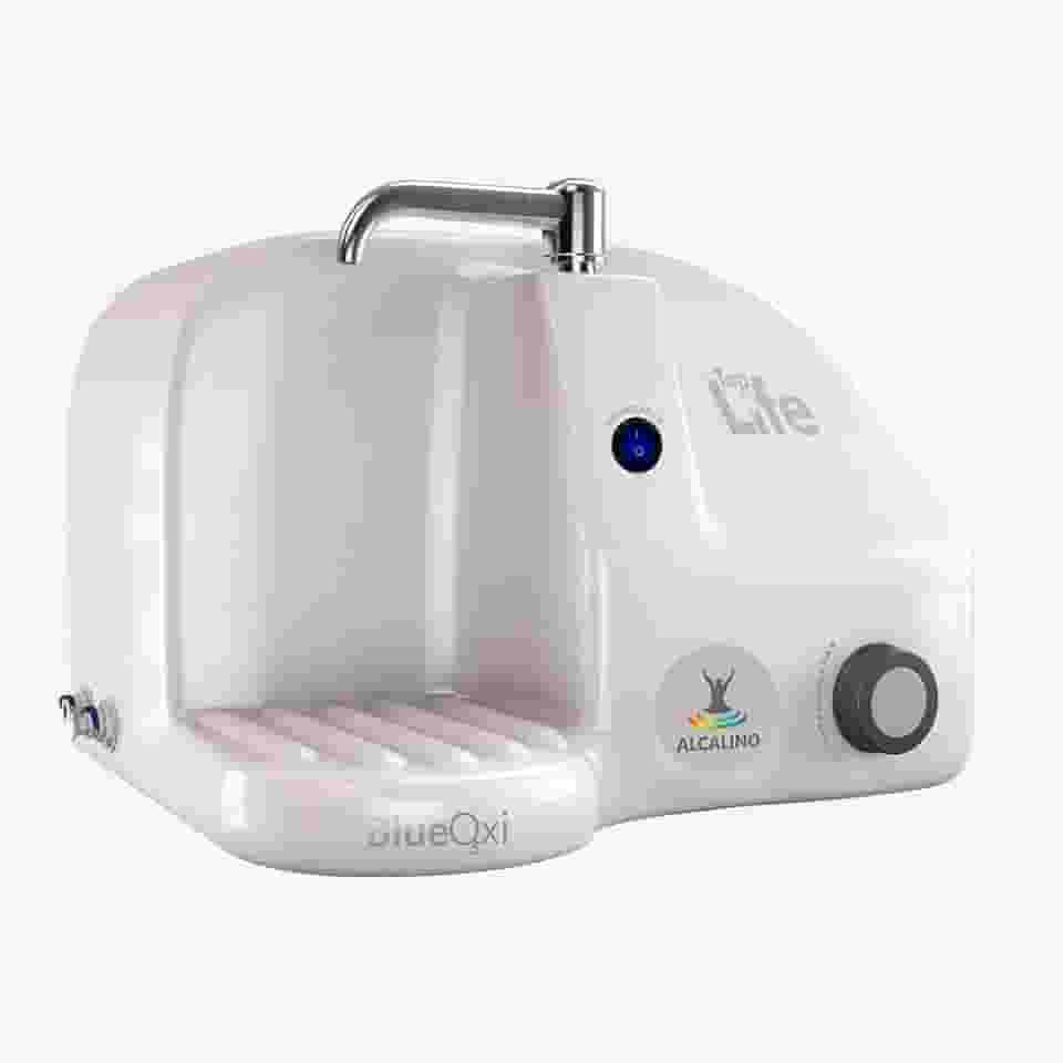 Purificador Água Super Alcalina Ionizada Natural Ph 9,5 c/Ozônio Blue Oxi - Top Life (220, Branco)