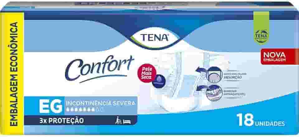 Fralda Geriatrica Tena Confort Eg 18 Unidades, Tena