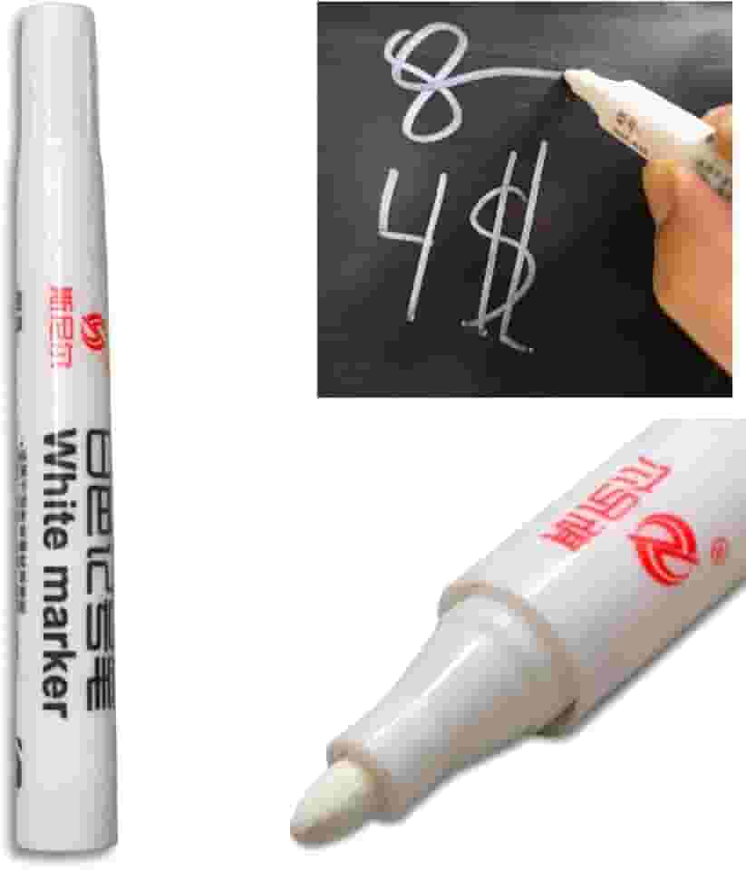 Giz Liquido Marcador Branco Quadro Vidro Espelho Acrílico 2.0mm (1)