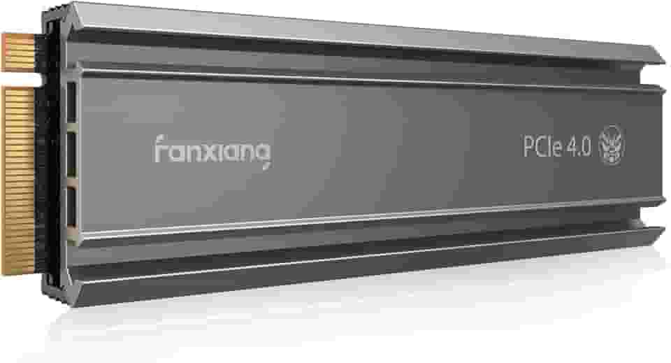 fanxiang Unidade de estado sólido interno S660 1TB PCIe 4.0 NVMe M.2 SSD – com dissipador de calor, cache dinâmico SLC até 5000 MB/s, compatível com PS5, laptop, PC desktop Preto