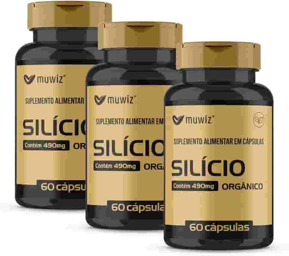 Silicio Orgânico 60 Cápsulas - 3 Frascos
